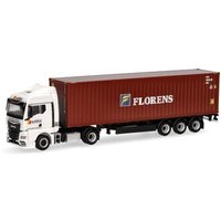 HERPA 318228 1:87 MAN TGX GM Container-Sattelzug "Schmid/Florens" von Herpa