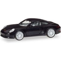 HERPA 38638-002 1:87 Porsche 911 Carrera 4S, tiefschwarz metallic von Herpa