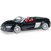 HERPA 38690 1:87 Audi R8 Spyder, Mythosschwarz Perleffekt Mythosschwarz von Herpa