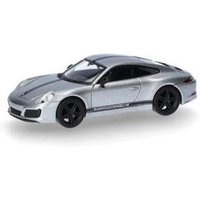 HERPA 430418 1:87 Porsche 911 (991) Carrera 4 S, silber von Herpa