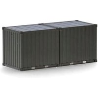 HERPA 747103 1:87 2x 10ft Container "Bundeswehr", Bronzegrün (unbedruckt) von Herpa