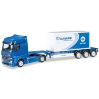 HERPA 925693 1:87 Mercedes Benz Actros Plattencontainer-Sattelzug "Krone" von Herpa