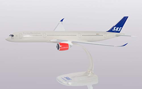 herpa 612197 Other License SAS Airbus A350-900, Wings/Flugzeug zum Sammeln, Mehrfarbig von herpa