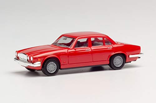 herpa 420587 Jaguar XJ 6, rot in Miniatur zum Basteln Sammeln und als Geschenk, Mehrfarbig von herpa