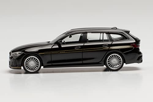 herpa 420983 BMW Alpina B3 Touring, brillantschwarzModell Auto, Miniaturmodelle, Kleinmodell, Sammlerstück, Detailgetreu, Mehrfarbig von herpa