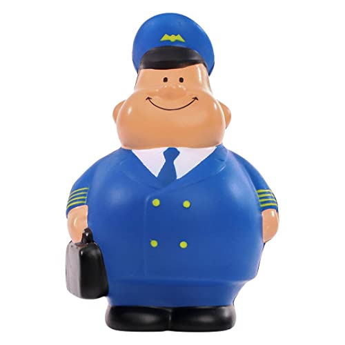 SQUEEZIES Käpt'n Blau Bert - lustiges Anti-Stress-Geschenk für Weltenbummler und Stressgeplagte von Herr Bert