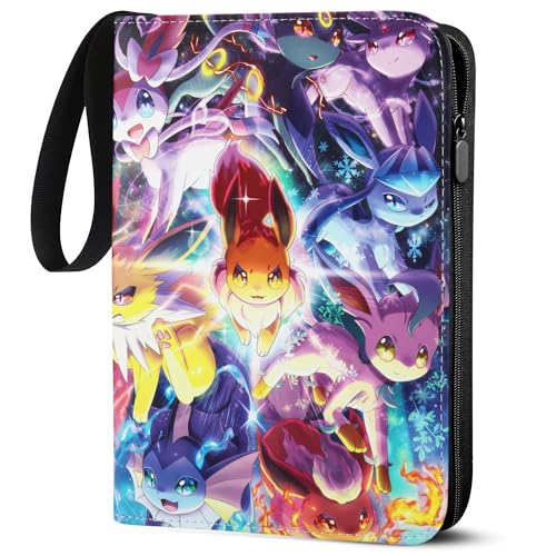 Sammelalbum für Pokemon Karten, 50 Seiten 400 Taschen Sammelkarten Album, Tragbar Wasserdicht PU Karten Halter Heft Ordner Buch, Sammelkartenalben für Sammler 4yb Sammelalbum für Pokemon Karten, 50 Seiten 400 Taschen Sammelkarten Album, Tragbar Wasserdicht PU Karten Halter Heft Ordner Buch, Sammelkartenalben für Sammler 4yb von Herritozl