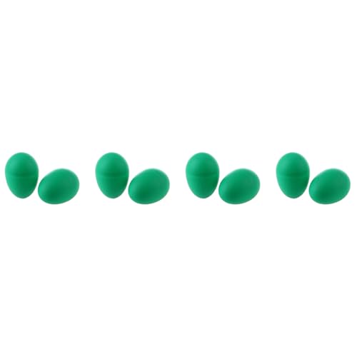 Herxermeny 20 Kunststoff Grüne Eier Maraca Rasseln Shaker Percussion Kinder Musikspielzeug von Herxermeny