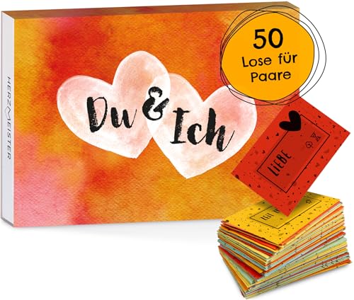 Geschenk für Paare - Ideen für unvergessliche Paarzeit - Jahrestag Geschenk für Ihn und für Sie - Überraschung zum Hochzeitstag für Männer und Frauen - Geschenkidee für gemeinsame Zeit und viel Liebe von Herzmeister