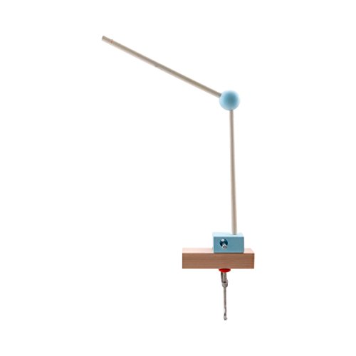 Hess Holzspielzeug 10252 - Mobilehalter aus Holz, nature blau von Hess