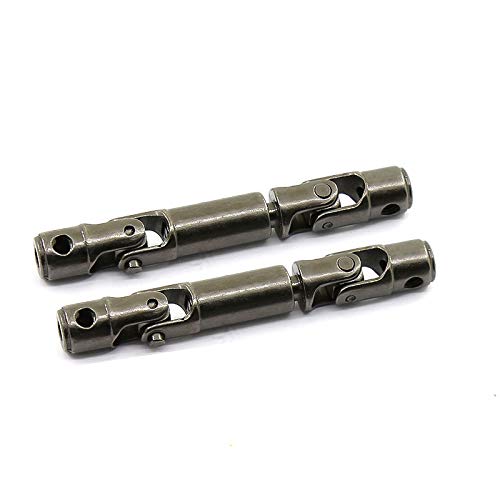 Hethlif 2PCS Upgrade Metallantriebswelle für 1/16 B14 B14K B16 B16K MN90 MN90K MN91 RC Autoteile Crawler Truck, von Hethlif