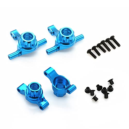 Hethlif 4 StüCk Metall Vorne und Hinten Aufrechte Achs Schenkel Achs Schenkel Set für TT02 TT-02 1/10 RC Auto Upgrade Teile von Hethlif