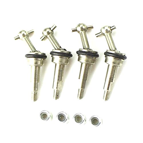 Hethlif 4 Teilige Metall CVD Universal Gelenk Welle mit M2 Mutter für K969 K989 K979 P929 1/28 RC Auto Upgrades Teile von Hethlif