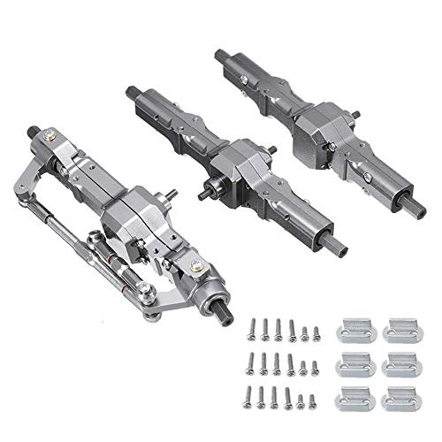 Hethlif Metal Vorne Mitte Hinten BrüCken Achse Getriebe für B16 B36 FY004 1/16 RC Auto Upgrade Teile ZubehöR von Hethlif