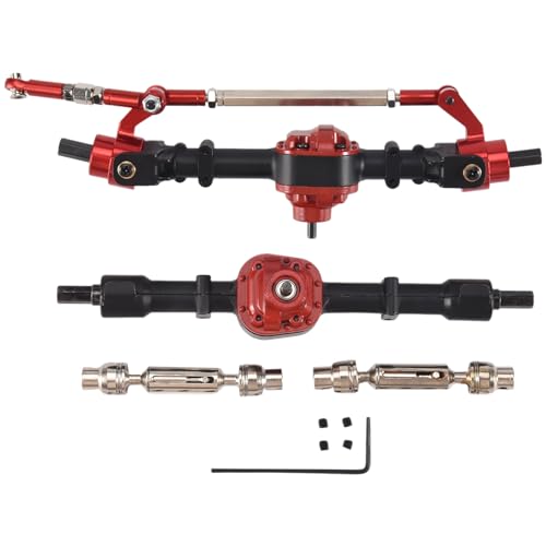 Hethlif Metall Vorder und Achse mit Antrieb Welle für MN D90 D91 D96 D99S MN-90 MN99S 1/12 RC Auto Upgrade Teile,1 von Hethlif