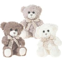 HEUNEC 127975 Kuscheliger Teddybär, 3-fach sortiert von Heunec