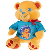 HEUNEC 700475 PUSTEFIX Teddy Bär Pusti mit Shirt 19cm Seifenblasen Set von Heunec