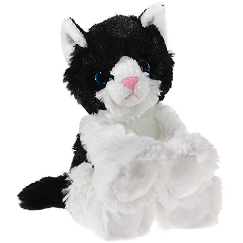 Heunec 246973 - Plüschtier - Glitter-Kitty Katzen-Baby, 2045395, Blau,schwarz von Heunec