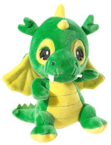 Heunec 379374 Drache Knuffi Plüschtier, Green von Heunec