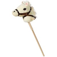 Heunec 744172 - Steckenpferd mit Sound & abnehmbarem Holzstecken, Plüsch/Holz, beige, 75 cm Heunec 744172 - Steckenpferd mit Sound & abnehmbarem Holzstecken, Plüsch/Holz, beige, 75 cm von Heunec