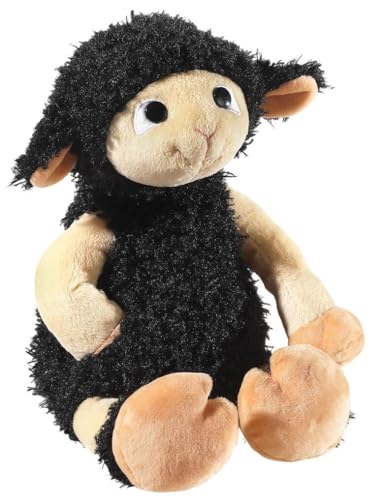 Heunec 767775 FRIENDSHEEP Blacky Moonlight Handspielpuppe, Black von Heunec