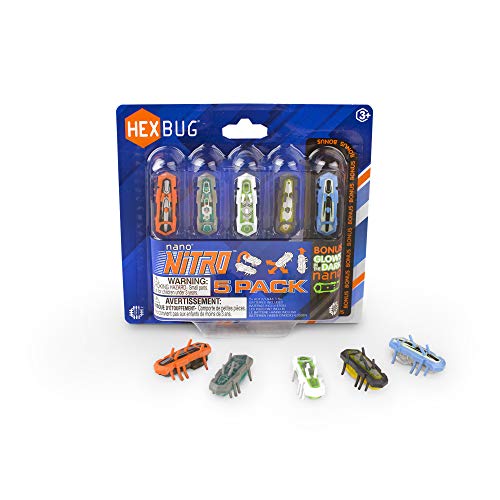 HQ Windspiration 415-4574 501744 - Nano Nitro 5-Pack, Elektronisches Spielzeug von Hexbug