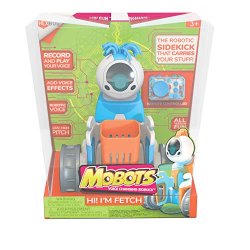 Hexbug 431-6846 501665 MOBOTS Fetch Roboter-Set mit Motorlicht und Sound, intelligentes interaktives Lernspielzeug, ab 3 Jahren, Batterien enthalten, Mehrfarbig von Hexbug