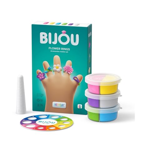 Hey Clay Bijou Flower Rings 3pack von Hey Clay