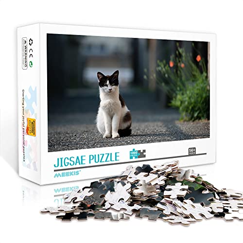 Minipuzzle für Erwachsene 1000 Teile Puzzle Cat Set Unzip Lernspiele (Kartonpuzzle 70x50cm) Puzzles für Erwachsene und Kinder von Heyazc