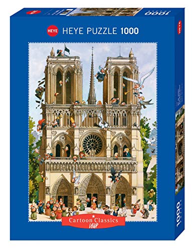 HEYE 29905 Vive La Notre Dame Standard 1000 Teile, Mehrfarbig (Cartoon Classics Puzzle Heye) von Heye Puzzle