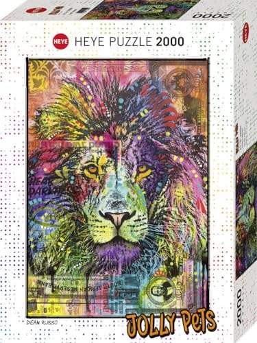 Heye HY29894 Lion´s Heart, Dean Russo Puzzle, White von Heye Puzzle