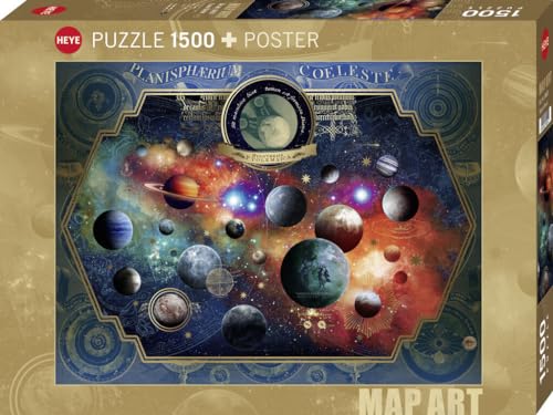 Space World Puzzle 1500 Teile von Heye Puzzle