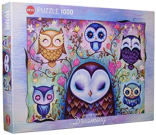 HEYE 29768 Standardpuzzle, Big Owl 1000 Teile, Jeremiah Ketner Puzzle, Silver HEYE 29768 Standardpuzzle, Big Owl 1000 Teile, Jeremiah Ketner Puzzle, Silver von Heye