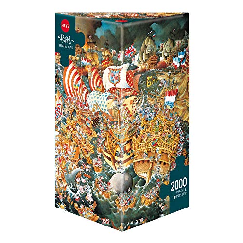 HEYE 29795 - Trafalgar Triangular, Michael Ryba, inklusiv Poster, 2000 Teile Puzzle von Heye