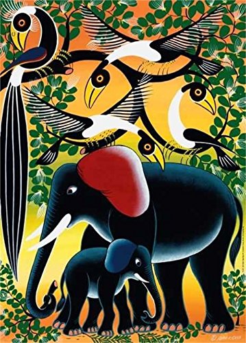 Heye 29458 - Standard Puzzles 1000 Teile Elephant Family, Tinga Tinga Heye 29458 - Standard Puzzles 1000 Teile Elephant Family, Tinga Tinga von Heye