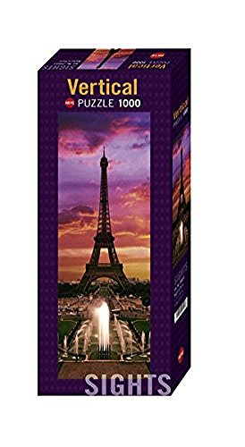 Heye 29551 - Verticalpuzzle, Sights, Night in Paris, 1000 Teile von Heye