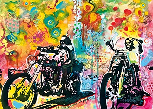 HEYE 29814 Easy Rider Standard 1000 Teile, Taliah Lempert, Bike Art, White von HEYE