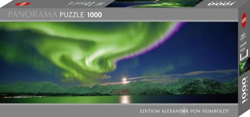 Heye 298579 Polar Light, 1000 Teile Panoramaformat Puzzle, Silver von Heye