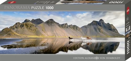 Heye 299460 Iceland Horses, Ed. Humboldt 1000 Teile Puzzle, Silver von Heye