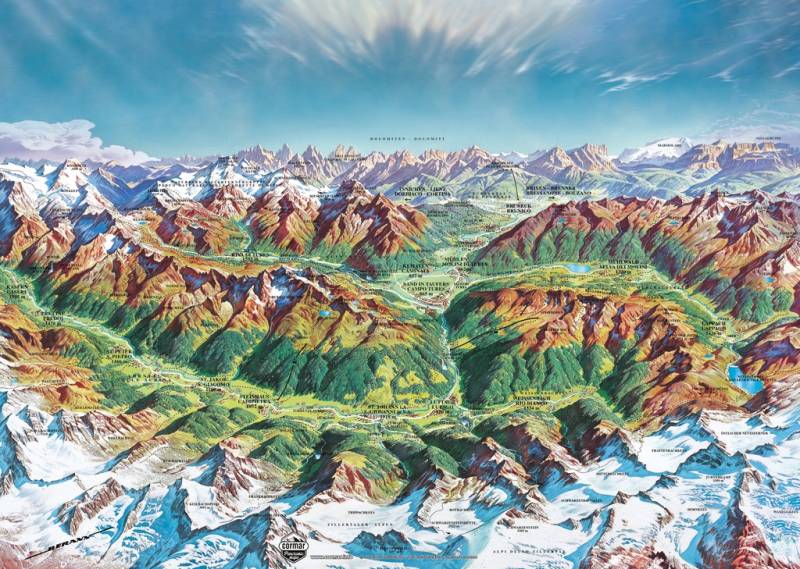 Heye Alpine Mountain World 2000 Teile Puzzle Heye-30069 von Heye