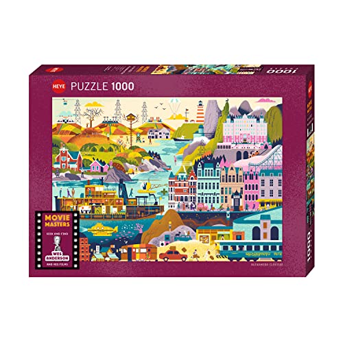 Heye Anderson Films 1000 Teile Filmpuzzle, Silver, 50 x 70 cm von Heye