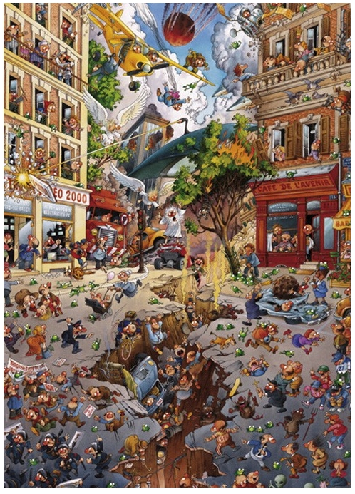 Heye Apokalypse  2000 Teile Puzzle Heye-29577 von Heye