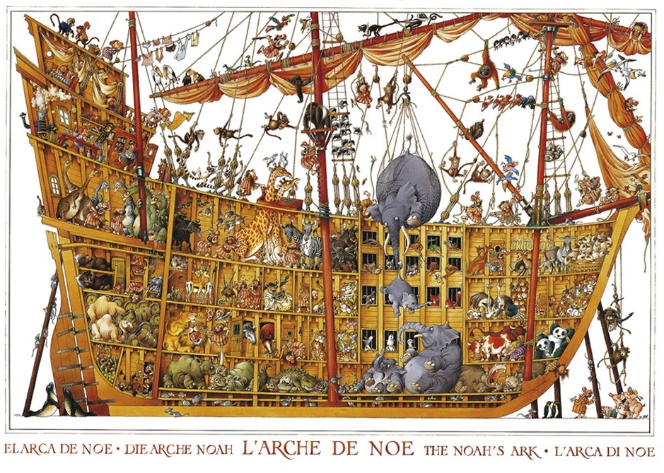 Heye Arche Noah 2000 Teile Puzzle Heye-25475 Heye Arche Noah 2000 Teile Puzzle Heye-25475 von Heye