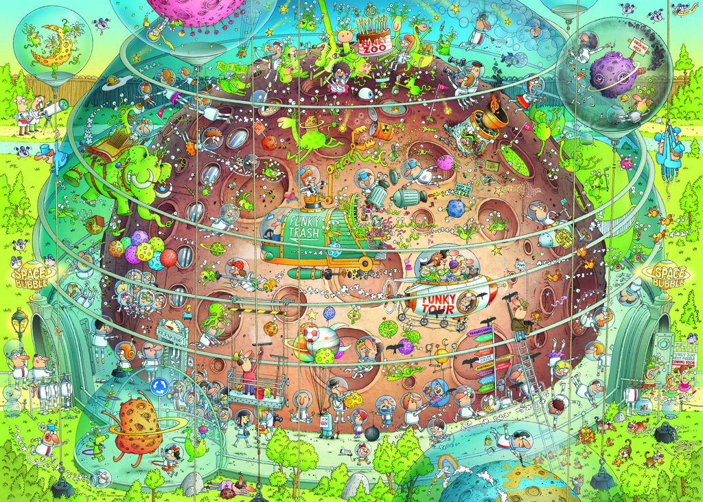 Heye Cosmic Habitat 1000 Teile Puzzle Heye-30013 von Heye