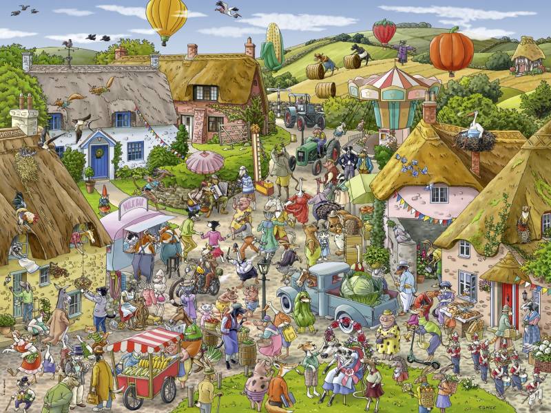 Heye Country Fair 1500 Teile Puzzle Heye-29994 von Heye