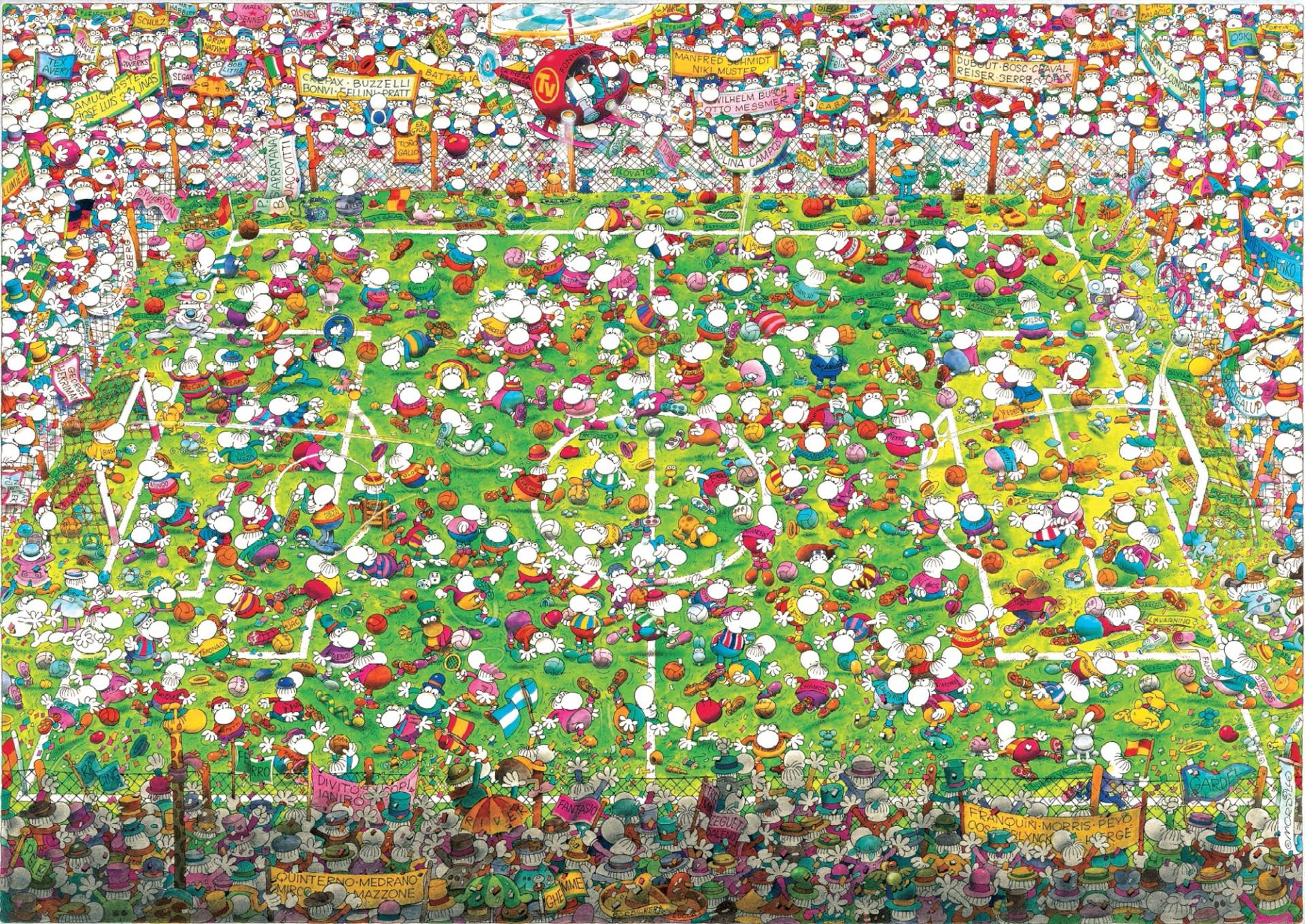 Heye Crazy World Cup  4000 Teile Puzzle Heye-29072 von Heye