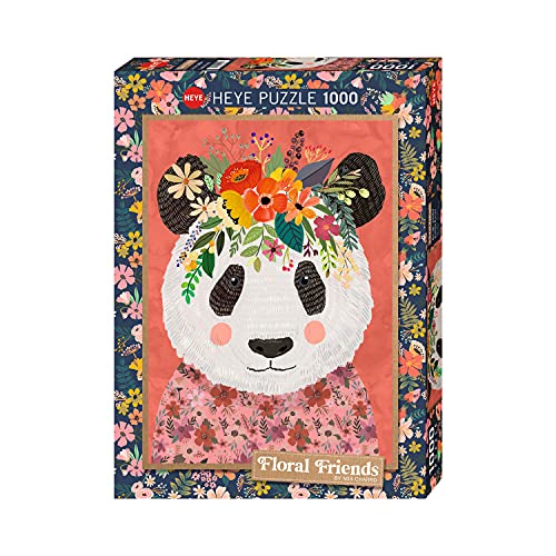 Heye Cuddly Panda 1000 Teile Puzzle, Silver von Heye