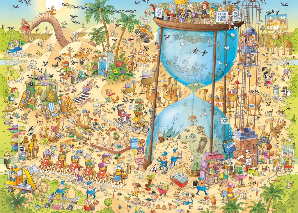 Heye Desert Habitat 1000 Teile Puzzle Heye-30068 von Heye