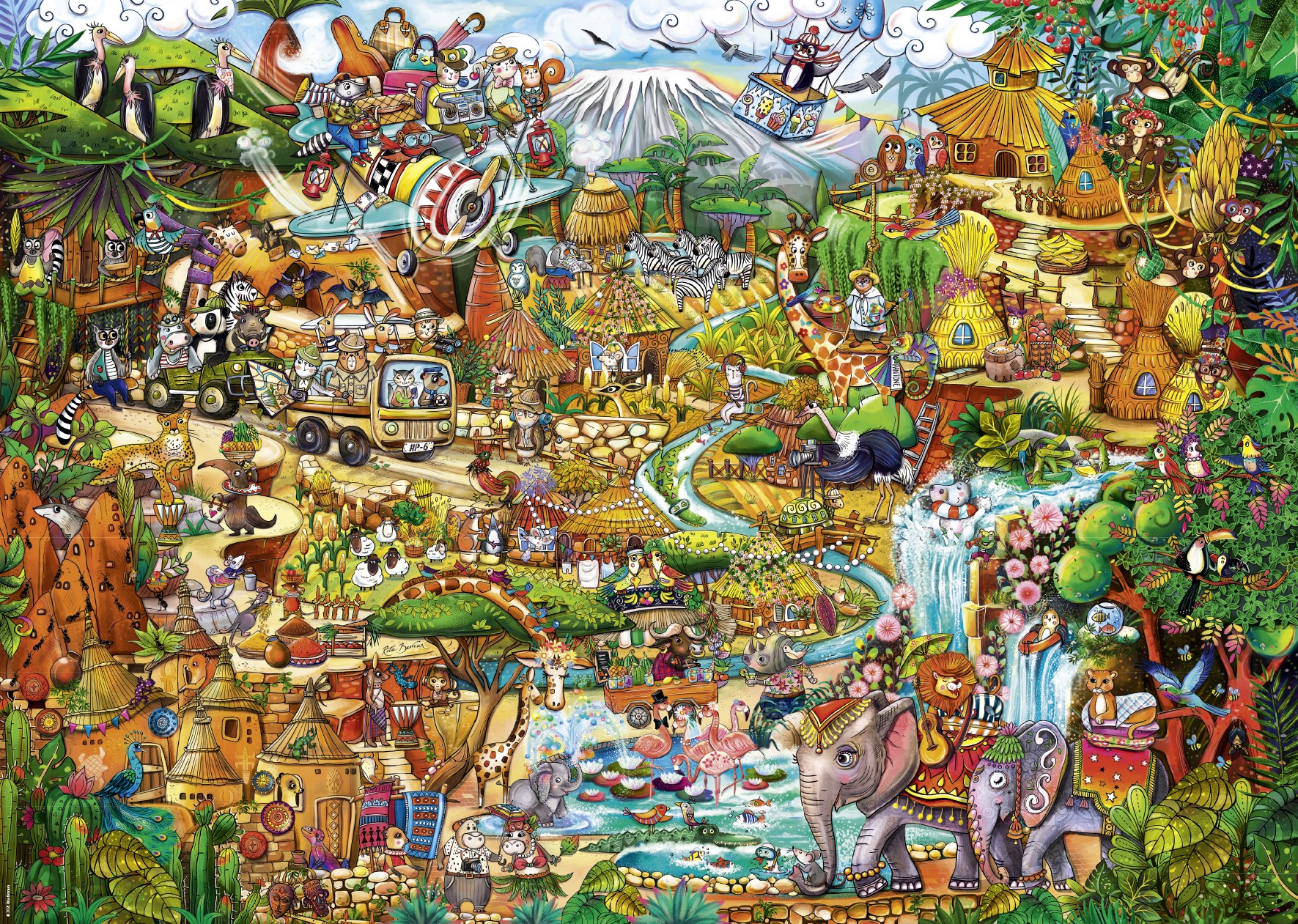 Heye Exotic Safari 2000 Teile Puzzle Heye-29996 Heye Exotic Safari 2000 Teile Puzzle Heye-29996 von Heye