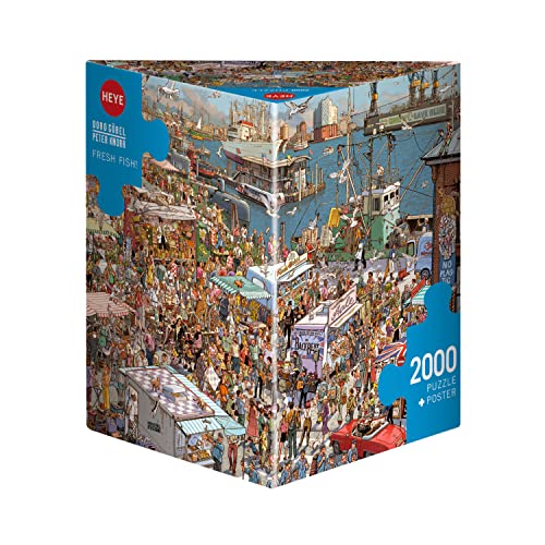 Fresh Fish! Puzzle 2000 Teile von Heye